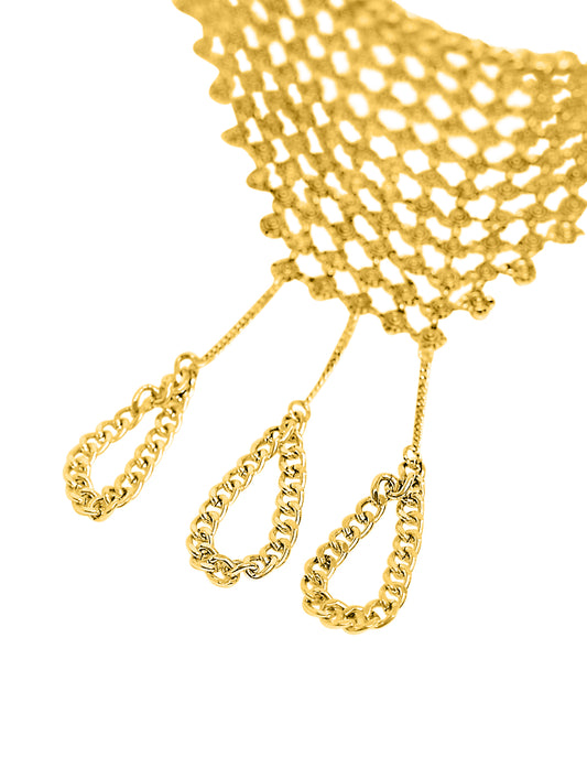 Gold Chainmail Bracelet