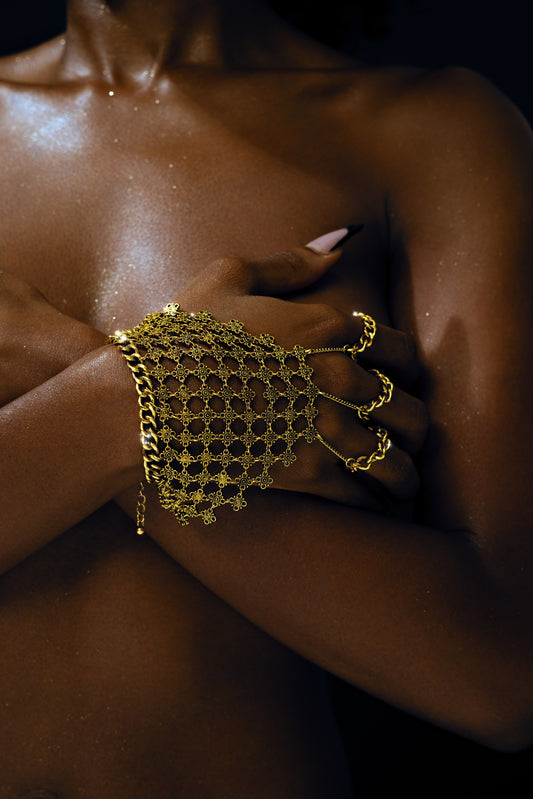 Gold Chainmail Bracelet