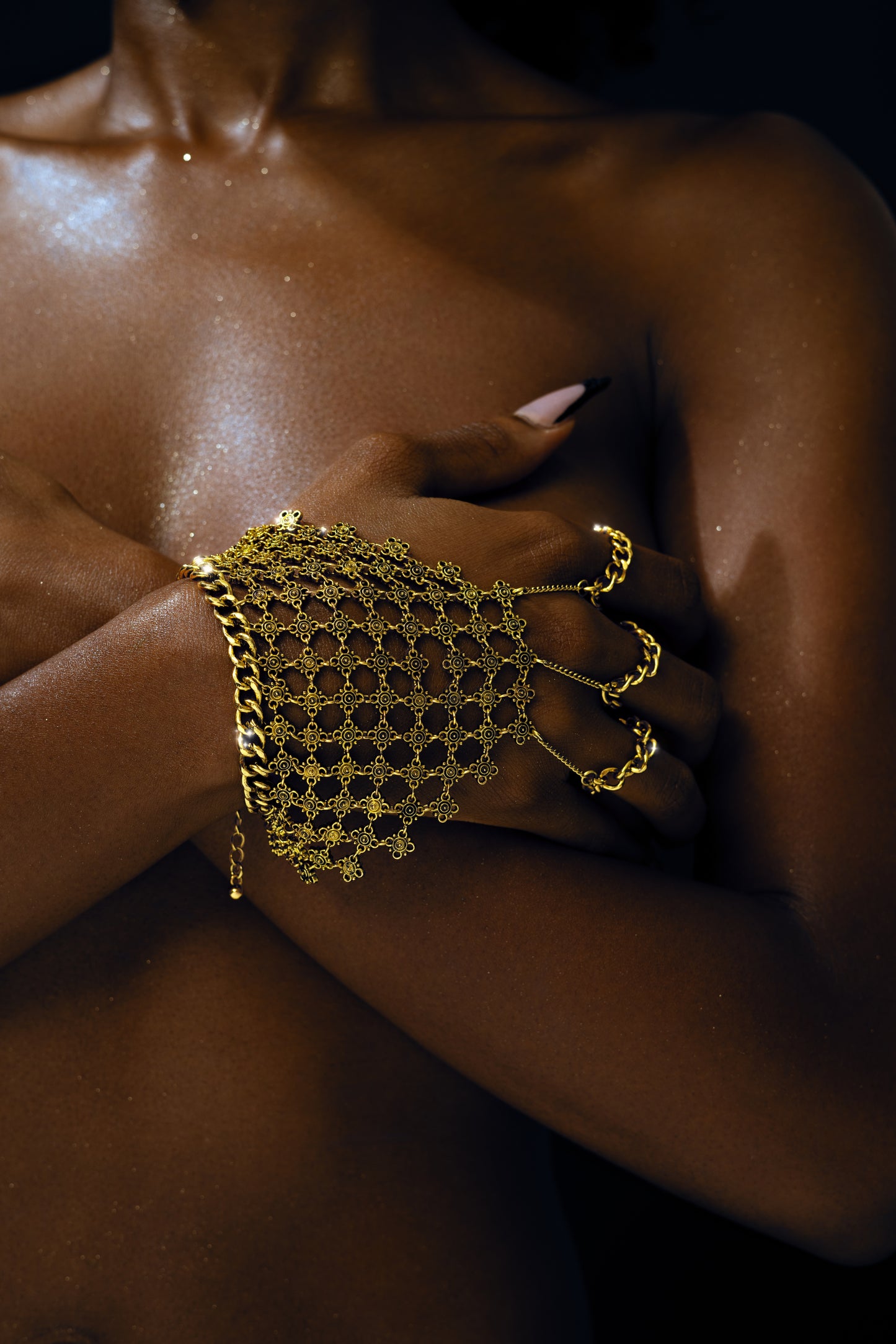 Gold Chainmail Bracelet