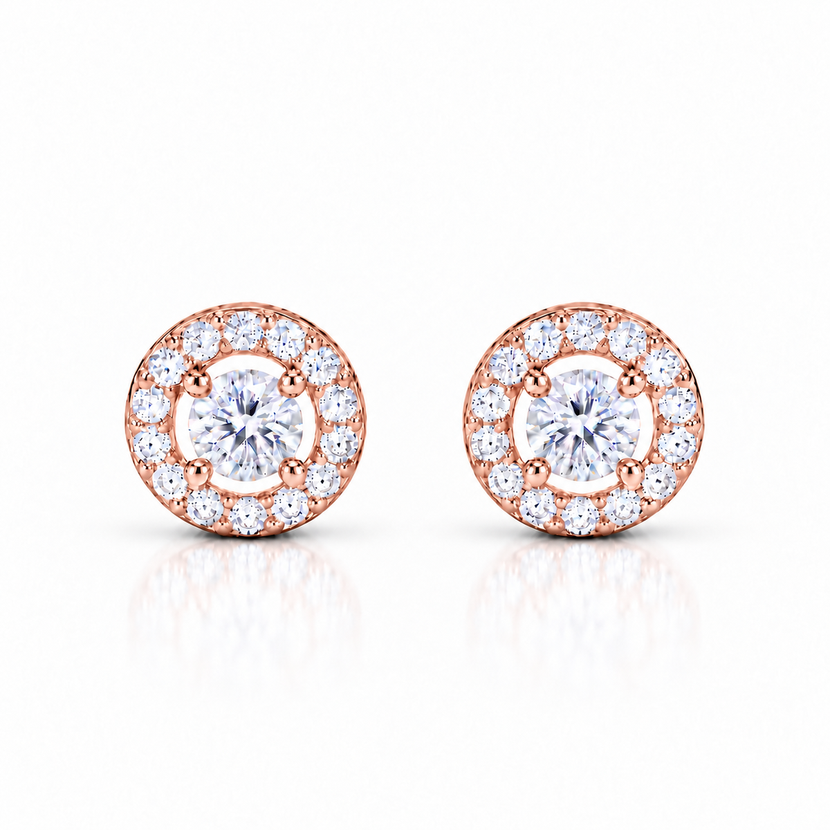 Angel Studs Rose Gold