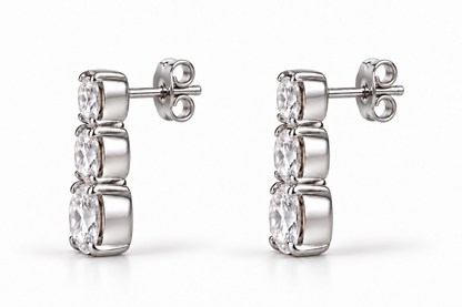 Trinity Earrings Silver